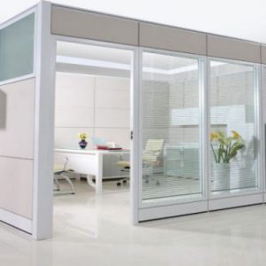 Vách ngăn nhôm kính - 001