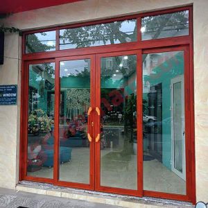 Mẫu cửa trượt quay nhôm Zongkai - 003