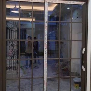 Mẫu cửa trượt quay nhôm Zongkai - 005