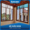 Cửa sổ hệ chấn song nhôm Eurovew